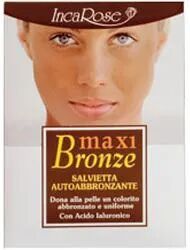 incarose maxi bronze salvietta autoabbronzante 7 pezzi