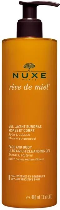 Nuxe Rêve de Miel Gel Doccia Viso e Corpo Pelle Secca 400 ml