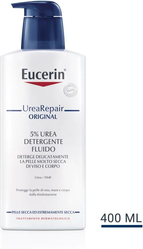 Eucerin UreaRepair 5% Urea Detergente Fluido Pelle Secca 400 ml