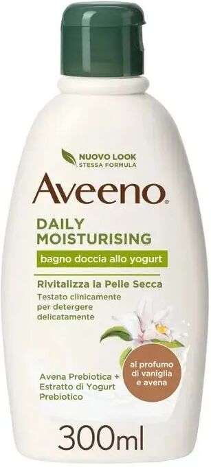 Aveeno Bagno Doccia allo Yogurt Al Profumo Vaniglia e Avena PROMO 300 ml