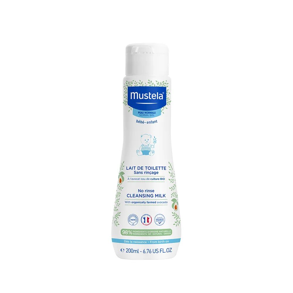 Mustela Latte di Toilette Detersione Neonati Pelle Secca 200 ml