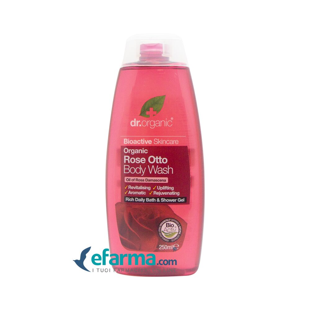 Dr. Organic Rose Otto Docciaschiuma Detergente 250 ml