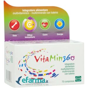 VITAMIN 360 Integratore Multivitaminico Multiminerale 70 Compresse