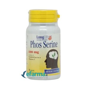 LongLife Long Life Phos Serine Integratore Fosfatidilserina 30 Capsule