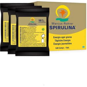 Marcus Rohrer Spirulina Ricarica Integratore 3 x 180 Compresse