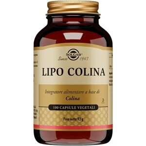 solgar lipo colina integratore di colina 100 capsule