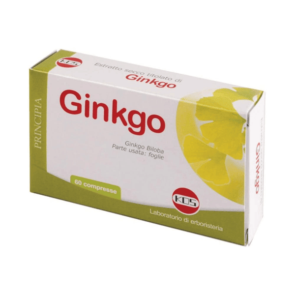 Kos Ginkgo Biloba Integratore per Memoria e Circolazione 60 Compresse
