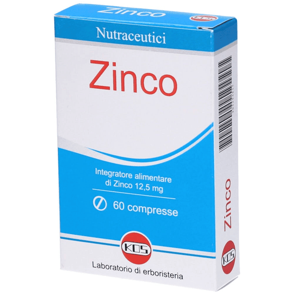 Kos Zinco Integratore di Zinco 60 Compresse