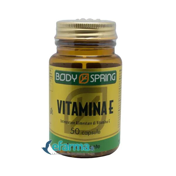 body spring vitamina e integratore antiossidante 50 capsule
