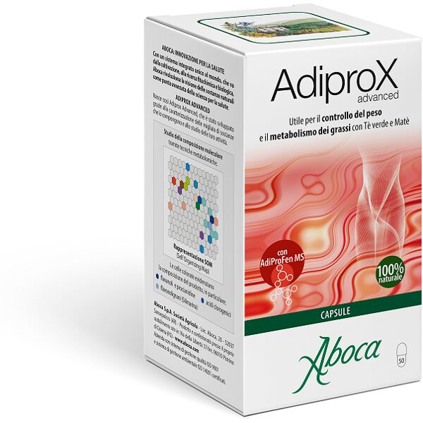 aboca adiprox advanced integratore metabolismo dei grassi 50 capsule