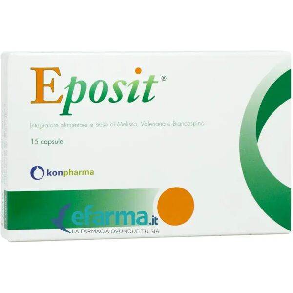 konpharma eposit integratore naturale per il sonno 15 capsule