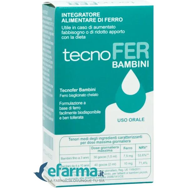 tecnofer bambini integratore di ferro gocce 30 ml