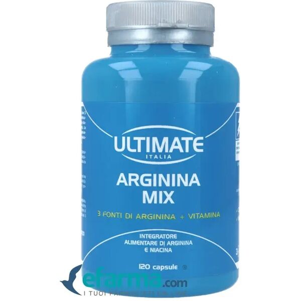 ultimate italia arginina mix integratore di arginina e niacina 120 compresse