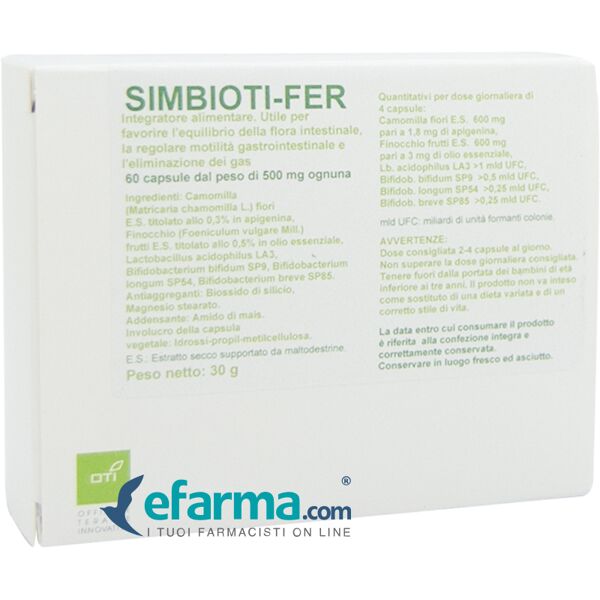 oti simbi-fer integratore intolleranze 60 capsule