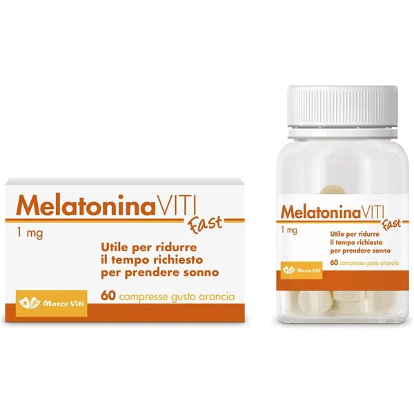 marco viti melatonina viti fast 1 mg integratore per il sonno 60 compresse