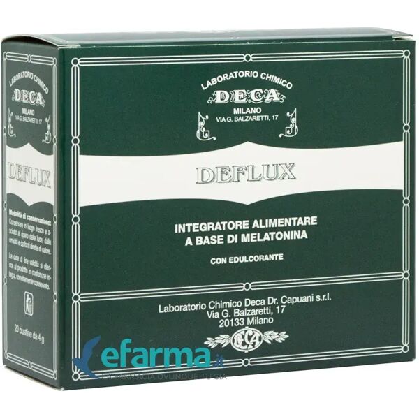 deca laboratorio chimico deflux integratore antireflusso 20 bustine