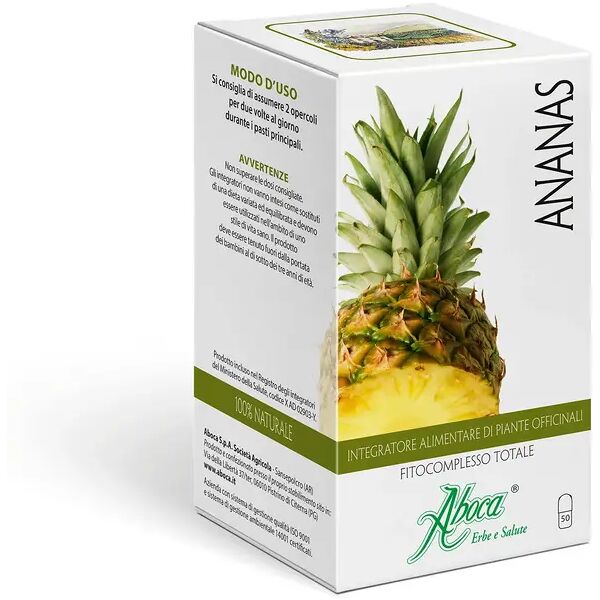 aboca ananas fitocomplesso totale integratore drenante 50 opercoli