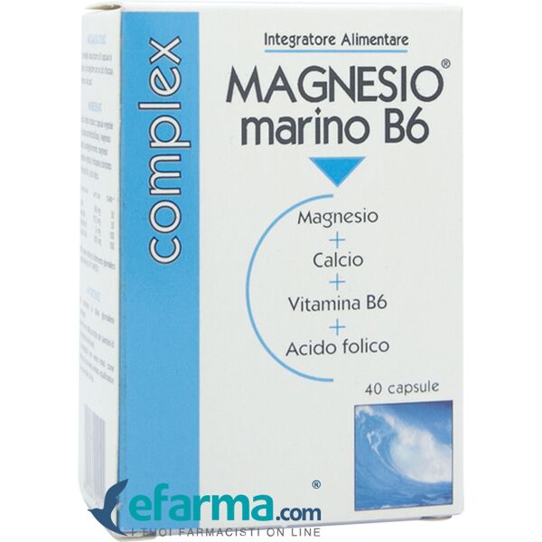 magnesio marino b6 integratore 40 capsule