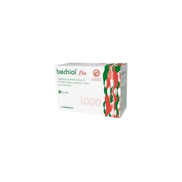 bechiol flu integratore tosse grassa 12 bustine stick