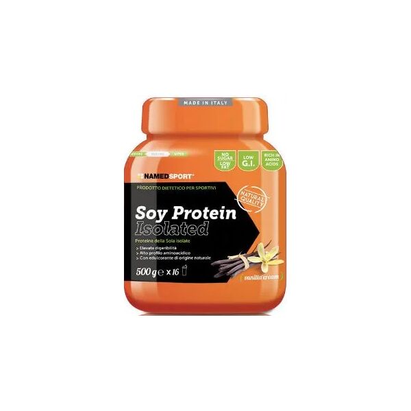 named sport soy protein isolate vanilla cream integratore proteico 500 g