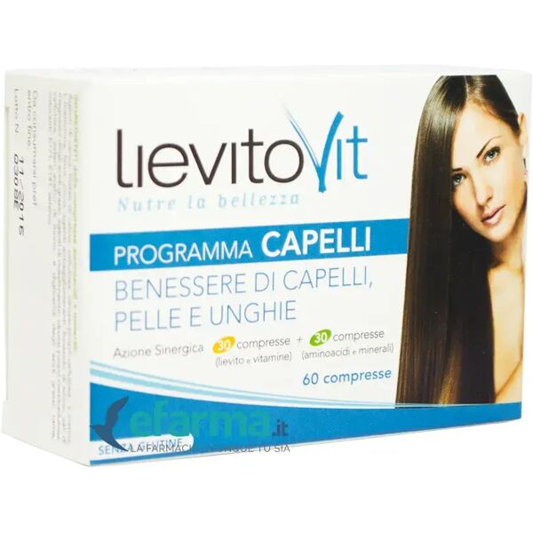 lievitovit programma capelli integratore benessere capelli pelle unghie 60 compresse