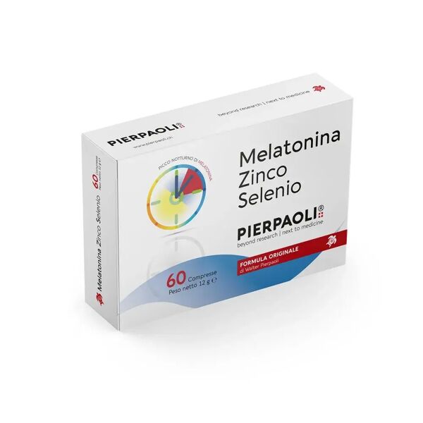 pierpaoli dr. melatonina zinco-selenio integratore sonno 60 compresse
