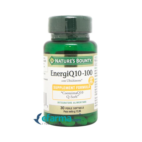 nature's bounty energiq10-100 integratore coenzimaq10 30 perle