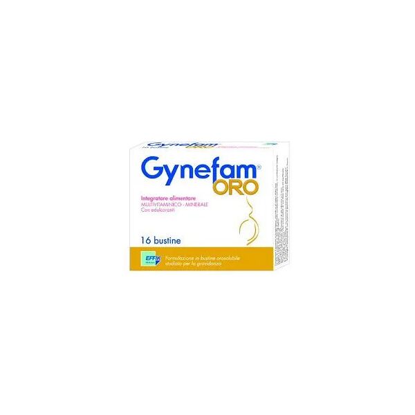 gynefam oro integratore vitamine minerali arancia 16 bustine