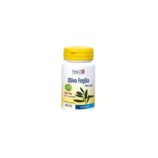 longlife oliva foglia 500 mg integratore 60 capsule