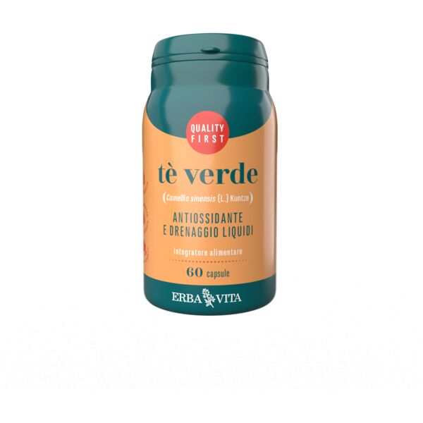 erba vita tè verde integratore antiossidante 60 capsule 450 mg