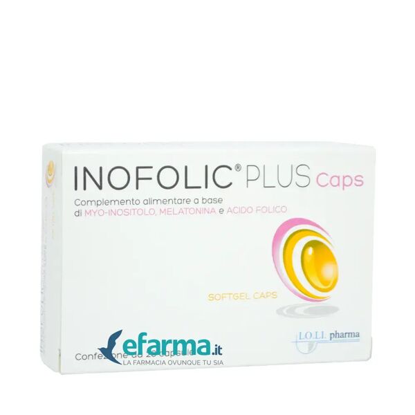 lo.li.pharma inofolic plus caps integratore di acido folico 20 capsule