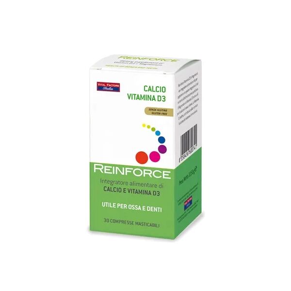 reinforce calcio e vitamina d3 integratore 30 compresse