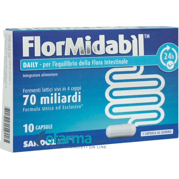 flormidabil daily integratore fermenti lattici 10 capsule