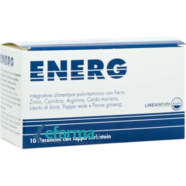 agips farmaceutici energ integratore energetico 10 flaconcini