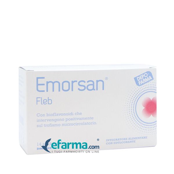 depofarma emorsan fleb integratore alimentare 14 stick pack da 15 ml