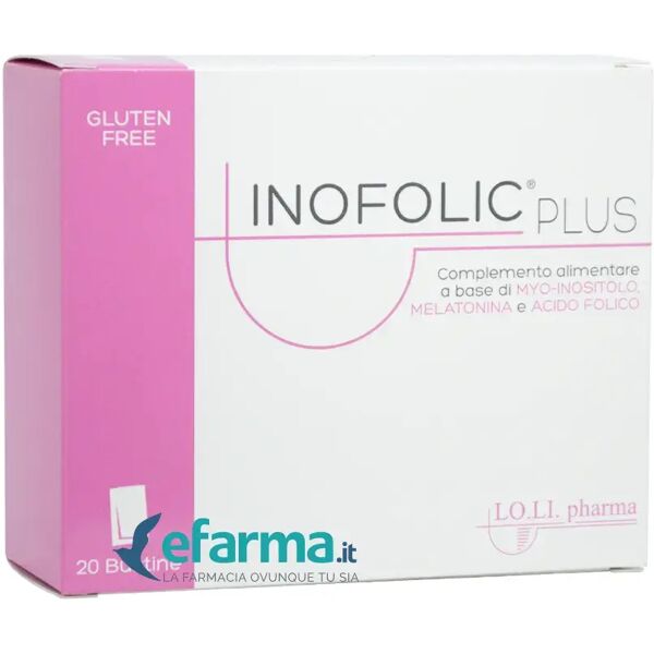 lo.li.pharma inofolic plus integratore sonno 20 bustine