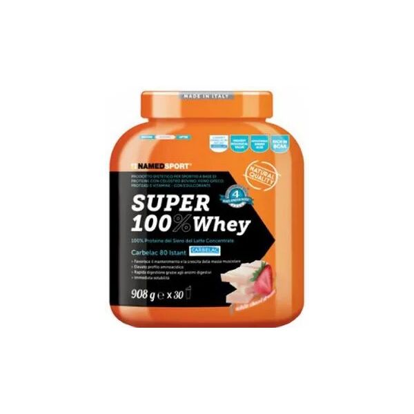 named sport super 100% whey integratore gusto white choco 908 g