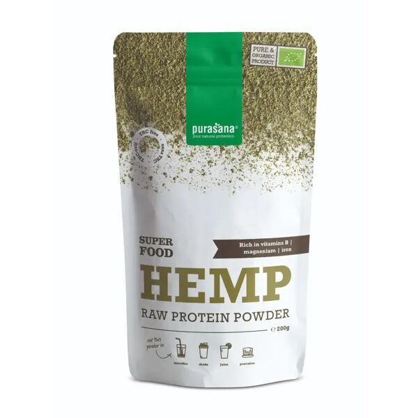 purasana hemp proteine di canapa in polvere bio 200g