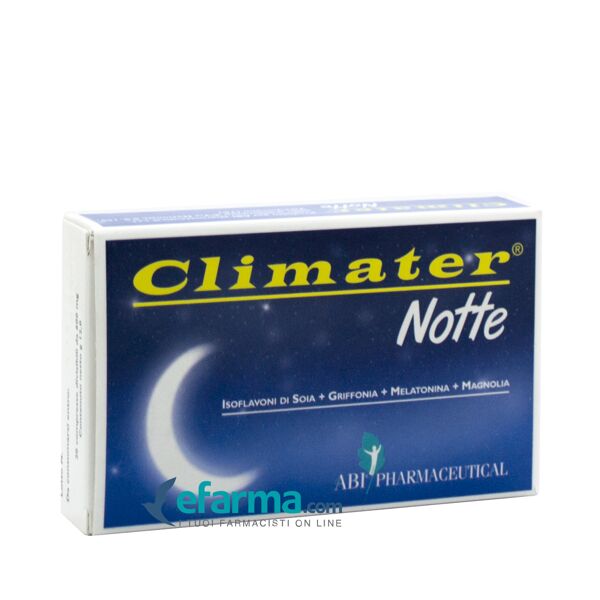 climater notte integratore sonno per donne in menopausa 20 compresse