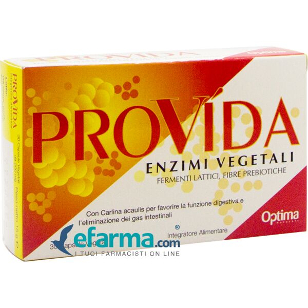 provída optima provida enzimi vegetali integratore digestivo 30 capsule