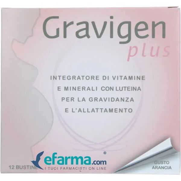 gravigen plus integratore vitamine minerali per gravidanza 12 bustine