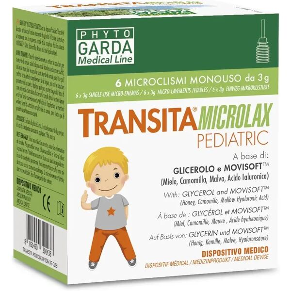 phyto garda transita microlax pediatric 6 microclismi