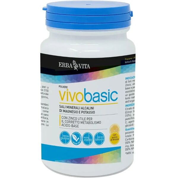 erba vita vivobasic integratore sali minerali 200 g