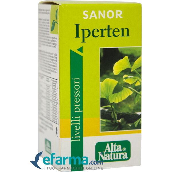 alta natura sanor iperten integratore pressione arteriosa 50 capsule