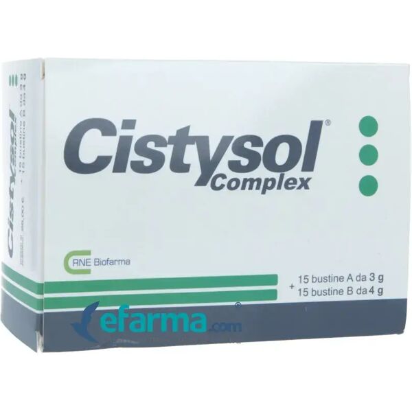 cistysol complex integratore apparato urinario 15 bustine a + 15 bustine b