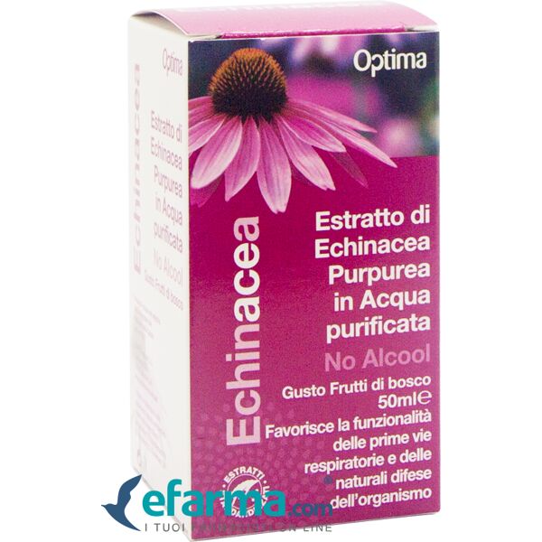 optima echinacea estratto no alcool integratore difese naturali 50 ml