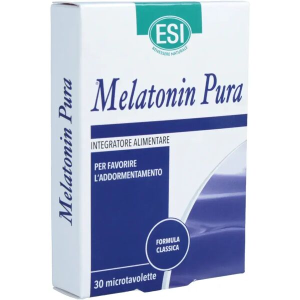 esi melatonin pura integratore sonno 30 microtavolette