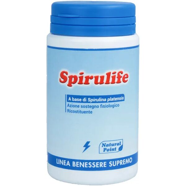 natural point spirulife integratore energetico 100 capsule