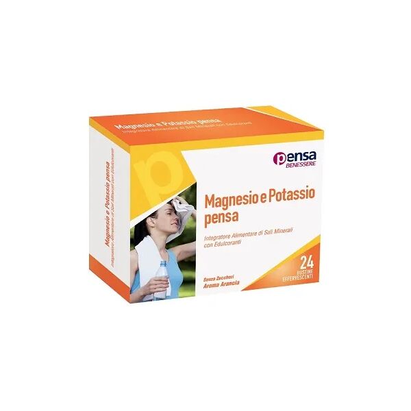 pensa pharma magnesio & potassio integratore di sali minerali 24 bustine