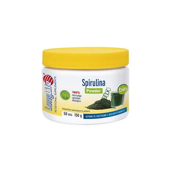 longlife spirulina bio integratore ricostituente 50 dosi